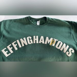 Effinghamptons Letterman Felt Crewneck Sweatshirt